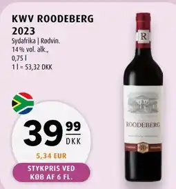 Scandinavian Park KWV ROODEBERG 2023 tilbud