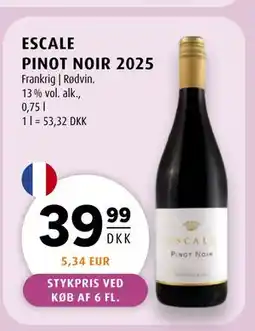 Scandinavian Park ESCALE PINOT NOIR 2025 tilbud