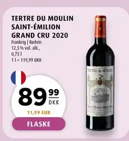 Scandinavian Park TERTRE DU MOULIN SAINT-ÉMILION GRAND CRU 2020 tilbud