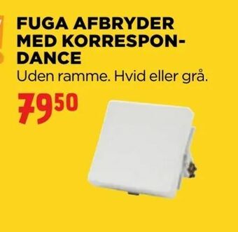 jem & fix Fuga afbryder med korrespondance tilbud