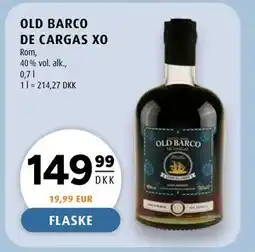 Scandinavian Park OLD BARCO DE CARGAS XO tilbud