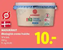 Lidl MADVÆRKET Økologisk creme fraiche tilbud