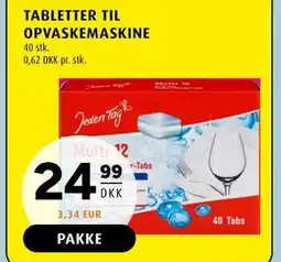 Scandinavian Park TABLETTER TIL OPVASKEMASKINE tilbud