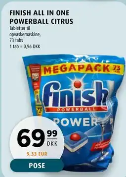 Scandinavian Park FINISH ALL IN ONE POWERBALL CITRUS tilbud