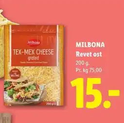 Lidl MILBONA Revet ost tilbud