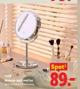 Lidl CIEN Makeup-spejl med lys tilbud