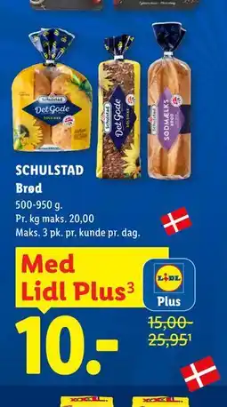 Lidl SCHULSTAD Brød, App-pris tilbud