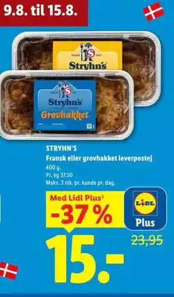 Lidl STRYHN'S, App-pris tilbud