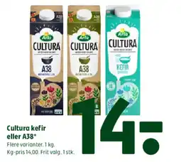Coop 365 Cultura kefir eller A38* tilbud