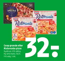 Coop 365 Coop grande eller Ristorante pizza tilbud