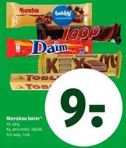 Coop 365 Marabou barer tilbud