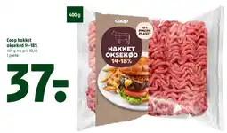 Coop 365 Coop hakket oksekød 14-18% tilbud