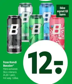 Coop 365 Faxe Kondi Booster tilbud