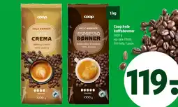 Coop 365 Coop hele kaffebønner tilbud