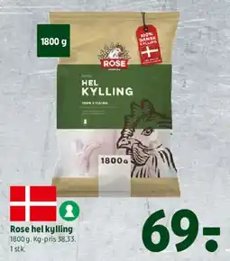 Coop 365 Rose hel kylling tilbud
