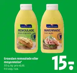 Coop 365 Graasten remoulade eller mayonnaise tilbud