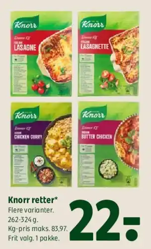 Coop 365 Knorr retter tilbud