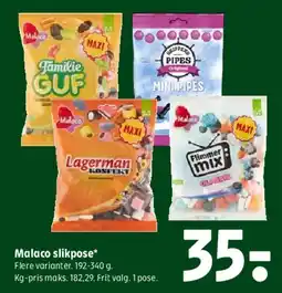 Coop 365 Malaco slikpose tilbud