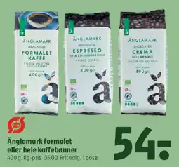Coop 365 Änglamark formalet eller hele kaffebønner tilbud