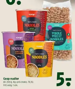 Coop 365 Coop nudler tilbud