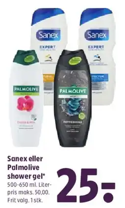 Coop 365 Sanex eller Palmolive shower gel tilbud