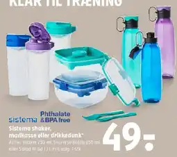 Coop 365 Sistema shaker / madkasse / drikkedunk tilbud