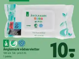 Coop 365 Änglamark vådservietter tilbud