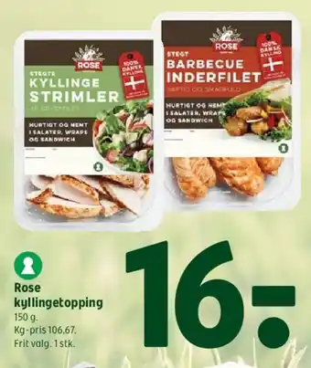 Coop 365 Rose kyllingetopping tilbud