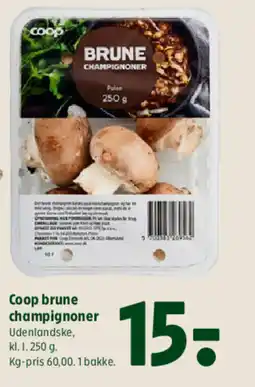 Coop 365 Coop brune champignoner tilbud