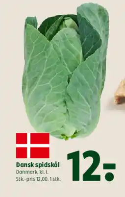 Coop 365 Dansk spidskål tilbud