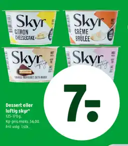Coop 365 Dessert eller luftig skyr* tilbud