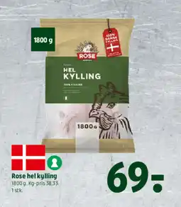 Coop 365 Rose hel kylling tilbud