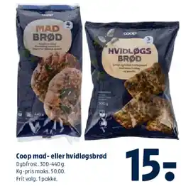 Coop 365 Coop mad- eller hvidløgsbrød tilbud
