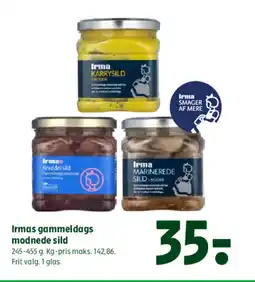 Coop 365 Irmas gammeldags modnede sild tilbud
