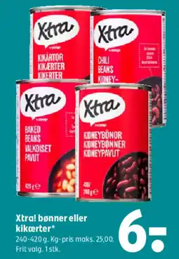 Coop 365 Xtra! bønner eller kikærter* tilbud