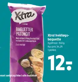 Coop 365 Dybfrost Xtra! hvidløgs- baguette Dybfrost tilbud
