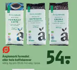 Coop 365 Änglamark formalet eller hele kaffebønner tilbud