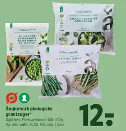 Coop 365 Änglamark økologiske grøntsager* tilbud
