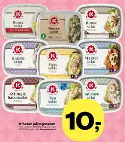SuperBrugsen K-Salat pålægssalat tilbud