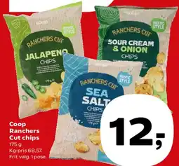 SuperBrugsen Coop Ranchers Cut chips tilbud