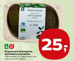 SuperBrugsen Änglamark økologiske spiseklare avocadoer tilbud