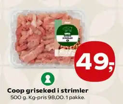 SuperBrugsen Coop grisekød i strimler tilbud