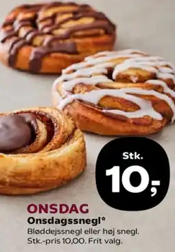 SuperBrugsen Onsdagsnegl tilbud