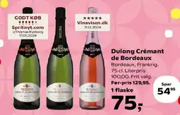 SuperBrugsen Dulong Crémant de Bordeaux tilbud