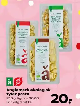 SuperBrugsen Änglamark økologisk fyldt pasta tilbud