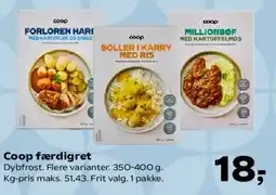 SuperBrugsen Coop færdigret tilbud