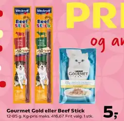 SuperBrugsen Gourmet Gold eller Beef Stick tilbud