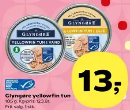 Kvickly Glyngøre yellowfin tun tilbud