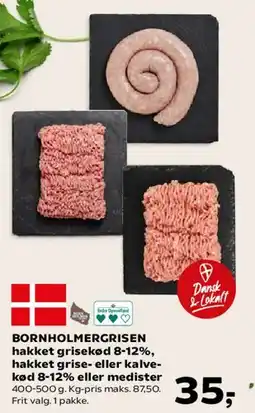 Kvickly BORNHOLMERGRISEN hakket grisekød tilbud