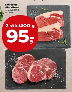 Kvickly Entrecote eller ribeye tilbud